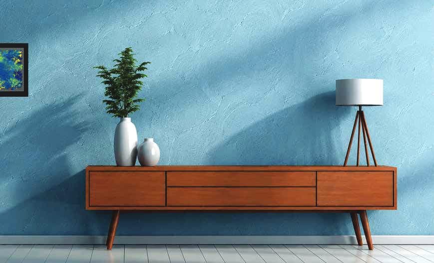 Silk Sweep: Rainbow Aura texture on a room wall